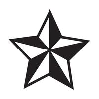icono de estrella ilustración vectorial vector