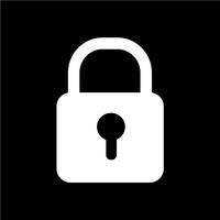 Lock icon vector illustration