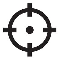 Target icon vector illustration