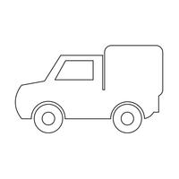 Ilustración de vector de icono de coche