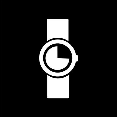 Watch icon vector illustration