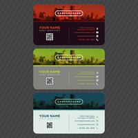 Colorful Business Card Collection vector