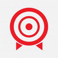 Target icon vector illustration