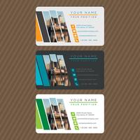 Colorful Business Card Collection vector