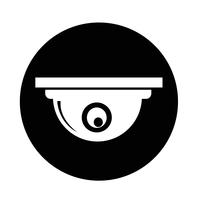 Icono de cámara CCTV vector