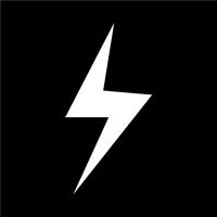 Lightning icon Vector Illustration