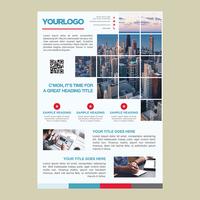 Professional Business Brochure Template vector