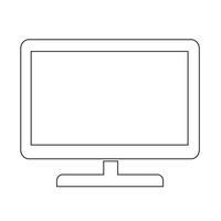 icono de tv ilustración vectorial vector