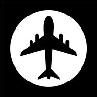 airplane icon vector