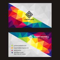 Colorful Business Card vector