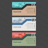 Colorful Business Card Collection vector