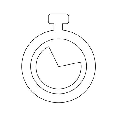 Clock icon vector illustration