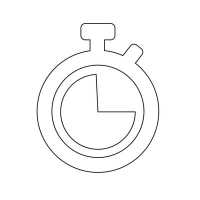 Clock icon vector illustration