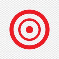 Target icon vector illustration