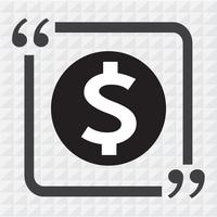 Dollar sign money icon vector