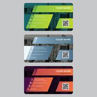 Colorful Business Card Collection vector