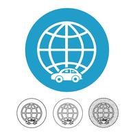 Globe vector icon