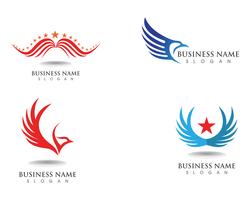 Falcon Eagle Bird Logo Template vector icons wing