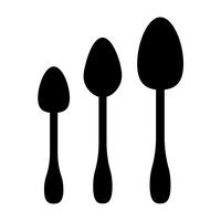 Spoons Icon Vector