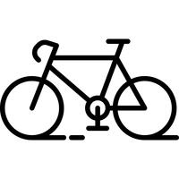 Vector icono de bicicleta