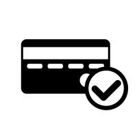 Credit Card Approved Icon Vector