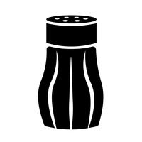 Salt Shaker Icon Vector