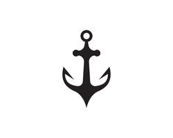 anchor logo and symbol template vector icons