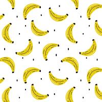 Seamless pattern of bananas