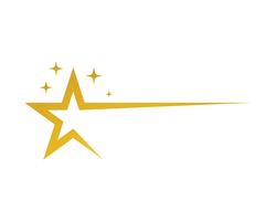 Estrella logo vector e icono de plantilla