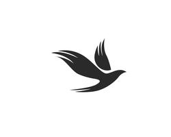 Ilustración de vector de plantilla de logotipo de aves
