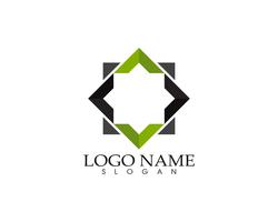 Plantilla de diseño de logotipo abstracto de negocios vector