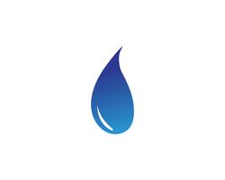 Vector de ilustración de plantilla de logotipo de gota de agua