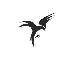 Ilustración de vector de plantilla de logotipo de aves