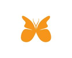 Diseño de icono de mariposa de belleza vector