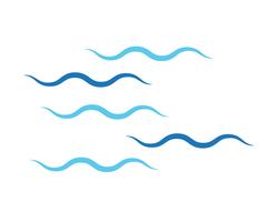 Fondo de diseño abstracto de la onda de agua vector