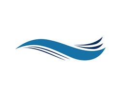 Water wave icon vector