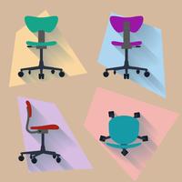 Four direction chair vector