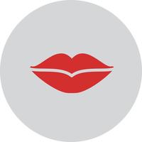 Vector icono de labios