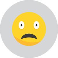 icono de emoji triste vector