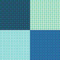 seamless small geometric patterns vector