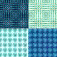 seamless small geometric patterns vector