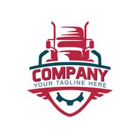 A template of Truck Logo, cargo, delivery, Logistic vector