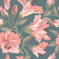 Floral seamless pattern. Flower background. Flourish wallpaper with flowers.