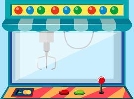 A coin operated game machine vector