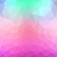 vector abstract irregular polygonal background - triangle low poly pattern - light baby pastel colors