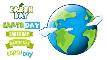 An earth day icon