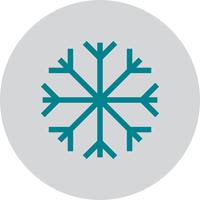 Vector icono de copo de nieve
