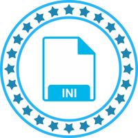  Vector INI Icon