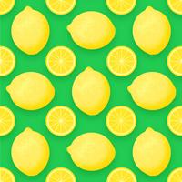 Fondo de vector de fruta de limón