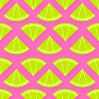 Fresh Lime Slices Vector Background
